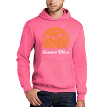 Load image into Gallery viewer, Summer Vibes - Men&#39;s Word Art Hooded Sweatshirt