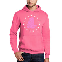 Load image into Gallery viewer, Cowgirl Boots - Men&#39;s Word Art Hooded Sweatshirt