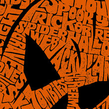 Load image into Gallery viewer, Evil Pumpkin - Women's Word Art Hooded Sweatshirt