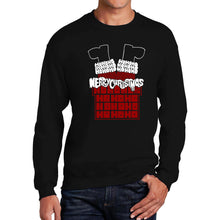 Load image into Gallery viewer, Chimney Santa - Men's Word Art Crewneck Sweatshirt