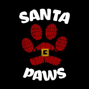 Santa Paws - Small Word Art Tote Bag
