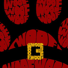 Load image into Gallery viewer, Santa Paws - Full Length Word Art Apron