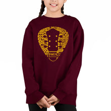 Load image into Gallery viewer, Guitar Pick Genres - Girl's Word Art Crewneck Sweatshirt