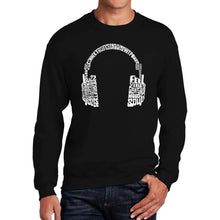 Load image into Gallery viewer, Mood Headphones - Men's Word Art Crewneck Sweatshirt