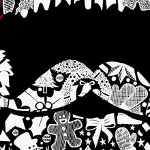 Load image into Gallery viewer, Santa Pics - Men's Word Art Hooded Sweatshirt