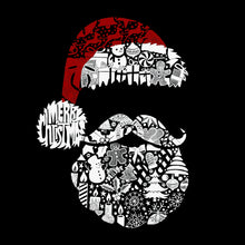 Load image into Gallery viewer, Santa Pics - Men's Word Art Long Sleeve T-Shirt