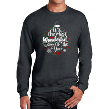 Load image into Gallery viewer, Christmas Ornament - Men's Word Art Crewneck Sweatshirt