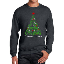 Load image into Gallery viewer, We Wish You A Merry Christmas - Men's Word Art Crewneck Sweatshirt