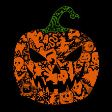 Load image into Gallery viewer, Halloween Pumpkin - Full Length Word Art Apron