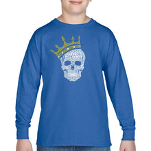 Load image into Gallery viewer, Brooklyn Crown  - Boy&#39;s Word Art Long Sleeve