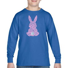 Load image into Gallery viewer, Easter Bunny  - Boy&#39;s Word Art Long Sleeve