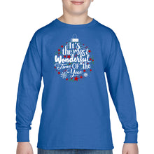 Load image into Gallery viewer, Christmas Ornament - Boy's Word Art Long Sleeve T-Shirt