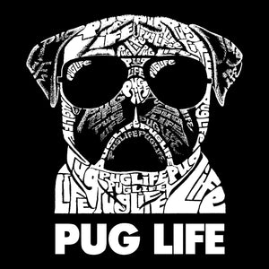 Women's Plus Size Word Art Tank Top - Pug Life