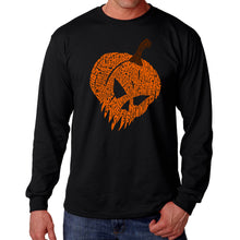 Load image into Gallery viewer, Evil Pumpkin - Men&#39;s Word Art Long Sleeve T-Shirt