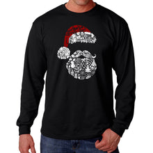 Load image into Gallery viewer, Santa Pics - Men's Word Art Long Sleeve T-Shirt