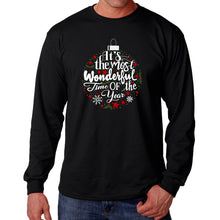 Load image into Gallery viewer, Christmas Ornament - Men's Word Art Long Sleeve T-Shirt