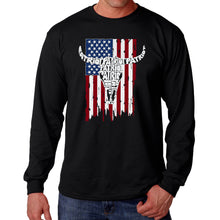 Load image into Gallery viewer, Patriot Flag - Men's Word Art Long Sleeve T-Shirt