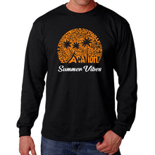 Load image into Gallery viewer, Summer Vibes - Men&#39;s Word Art Long Sleeve T-Shirt