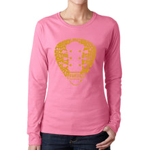 Load image into Gallery viewer, Guitar Pick Genres - Women's Word Art Long Sleeve T-Shirt