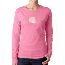 Load image into Gallery viewer, Drum Sticks - Women's Word Art Long Sleeve T-Shirt