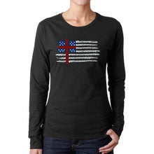 Load image into Gallery viewer, UNDERGOD - Women's Word Art Long Sleeve T-Shirt