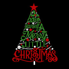 Load image into Gallery viewer, Have Yourself a Merry Little Christmas - Women&#39;s Plus Size Word Art V-Neck