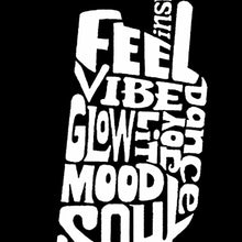 Load image into Gallery viewer, Mood Headphones - Men's Raglan Baseball Word Art T-Shirt