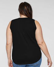 Load image into Gallery viewer, Women's Plus Size Word Art Tank Top - National Anthem Flag