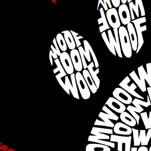 Paw Heart - Women's Plus Size Word Art Tank Top