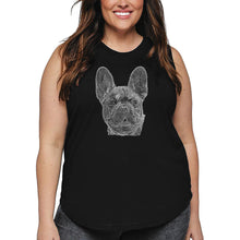 Load image into Gallery viewer, Women&#39;s Plus Size Word Art Tank Top - French Bulldog