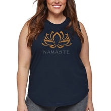 Load image into Gallery viewer, Women&#39;s Plus Size Word Art Tank Top - Namaste