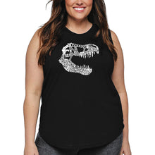 Load image into Gallery viewer, Women&#39;s Plus Size Word Art Tank Top - TREX