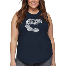 Load image into Gallery viewer, Women&#39;s Plus Size Word Art Tank Top - TREX