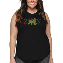 Load image into Gallery viewer, Women&#39;s Plus Size Word Art Tank Top - Zion - One Love