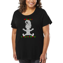 Load image into Gallery viewer, Christmas Elf - Women&#39;s Plus Size Word Art T-Shirt