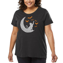 Load image into Gallery viewer, Lunar Bats - Women&#39;s Plus Size Word Art T-Shirt