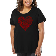Load image into Gallery viewer, Love Yourself - Women&#39;s Plus Size Word Art T-Shirt
