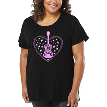 Load image into Gallery viewer, It's A Love Story - Women's Plus Size Word Art T-Shirt