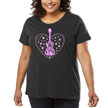 Load image into Gallery viewer, It's A Love Story - Women's Plus Size Word Art T-Shirt
