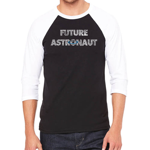 Future Astronaut - Men's Raglan Baseball Word Art T-Shirt