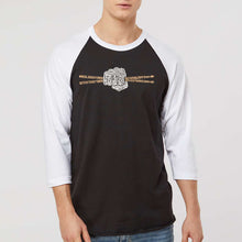 Load image into Gallery viewer, Drum Sticks - Men's Raglan Baseball Word Art T-Shirt