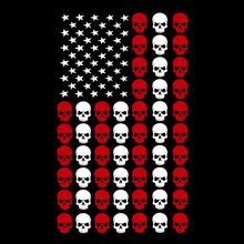 Load image into Gallery viewer, Skull Flag - Women&#39;s Word Art Crewneck Sweatshirt
