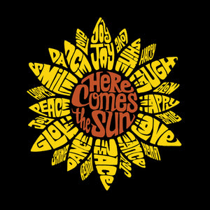 Women's Plus Size Word Art T-shirt - Sunflower