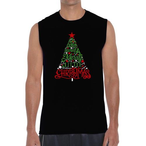 Have Yourself a Merry Little Christmas - Men's Word Art Sleeveless T-Shirt