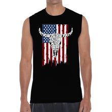 Load image into Gallery viewer, Patriot Flag - Men's Word Art Sleeveless T-Shirt