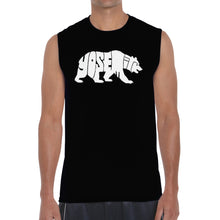 Load image into Gallery viewer, Yosemite Bear - Men's Word Art Sleeveless T-Shirt