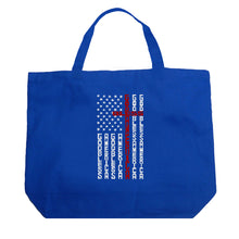 Load image into Gallery viewer, Cross Flag - Large Word Art Tote Bag