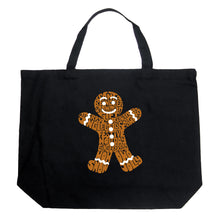 Load image into Gallery viewer, Gingerbread - Large Word Art Tote Bag