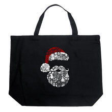 Load image into Gallery viewer, Santa Pics - Large Word Art Tote Bag
