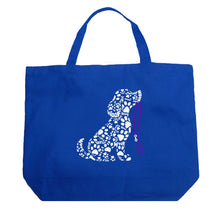 Load image into Gallery viewer, Dog Leash - Large Word Art Tote Bag
